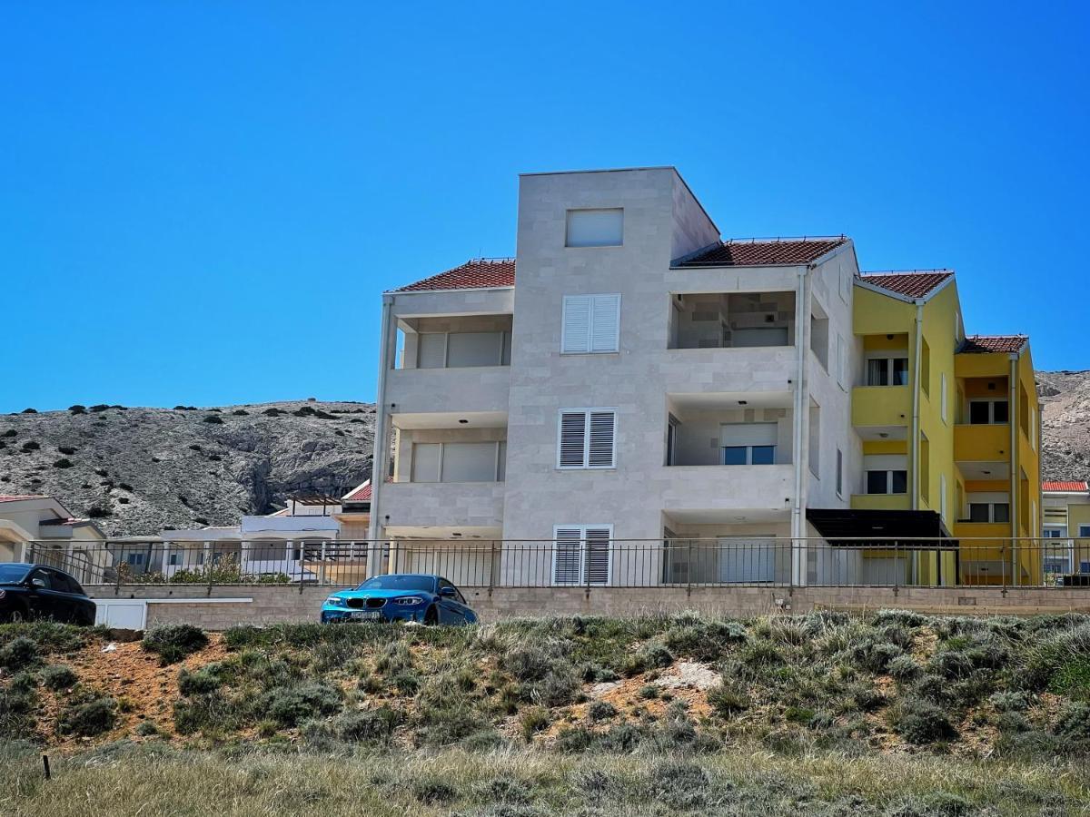 Studio Apartma Pag Blue Ocean 1 With Sea View Pag Town Exterior foto